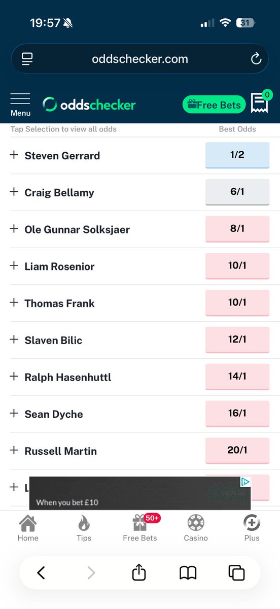 TurfCastPodcast's tweet image. Gerrard now gone into 1/2

#twitterclarets