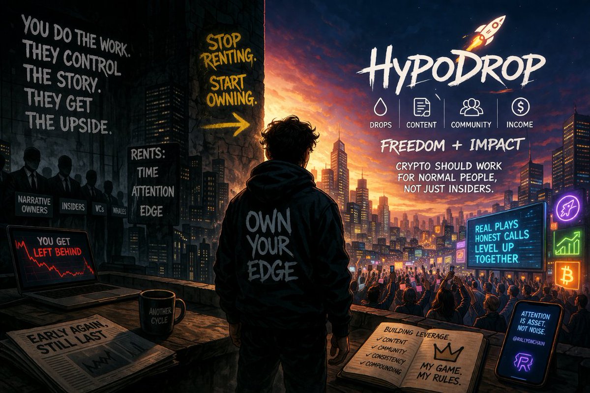 I’m building a personal brand because I got tired of being right in crypto and still getting paid last.

You can do the work, find a play early, take real risk… and still watch the biggest upside go to whoever controls the story. That never sat right with me.

I didn’t want to