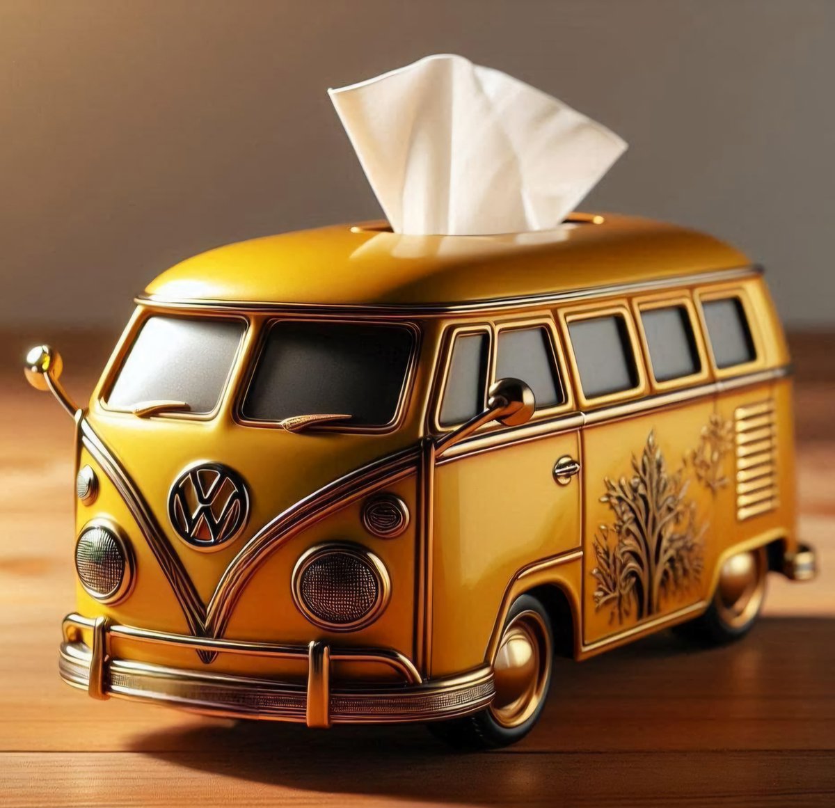 CamperFanPAGE's tweet image. Who else thinks this is the coolest tissue box holder ever? 🚐🧻 #CreativeIdeas #VolkswagenBus