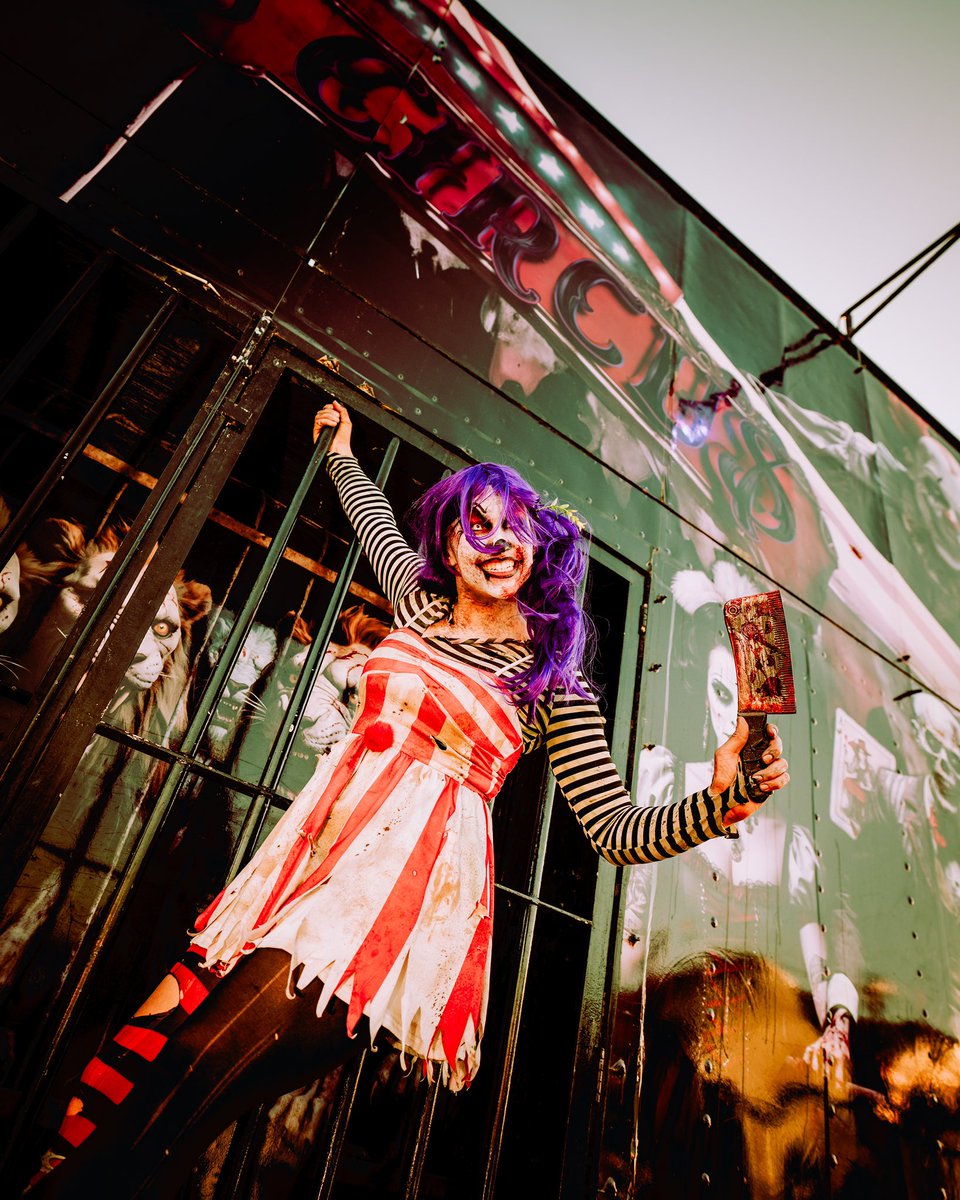 EscapeHalloween's tweet photo. POV: You stepped into the Psycho Circus… 🎪🩸 Will you make it out? https://t.co/kZxbyUJ2tP