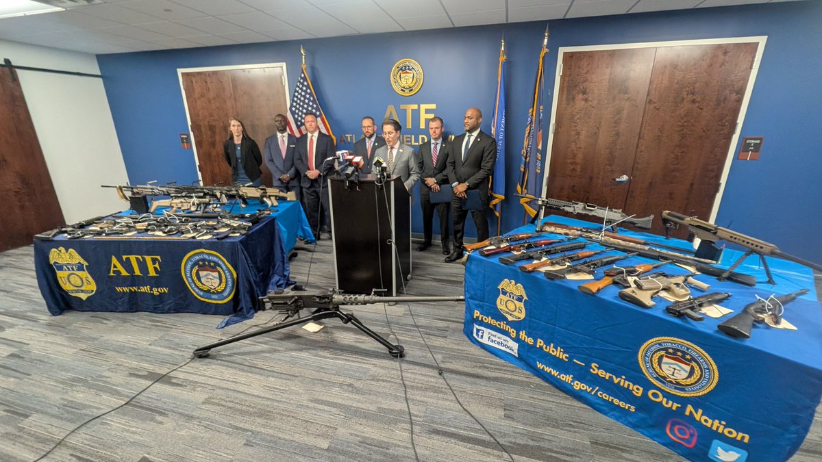 PhotoZorn_TV's tweet image. .#New: U.S. Atty Theodore S. Hertzberg &amp;amp; @ATFAtlanta presser announced sentencing of Servando Corona Penaloza, illegal alien &amp;amp; GA state inmate. He set up the purchase of 223 military-style firearms that were transported from GA to MEX for use by drug cartels. @FOX5Atlanta