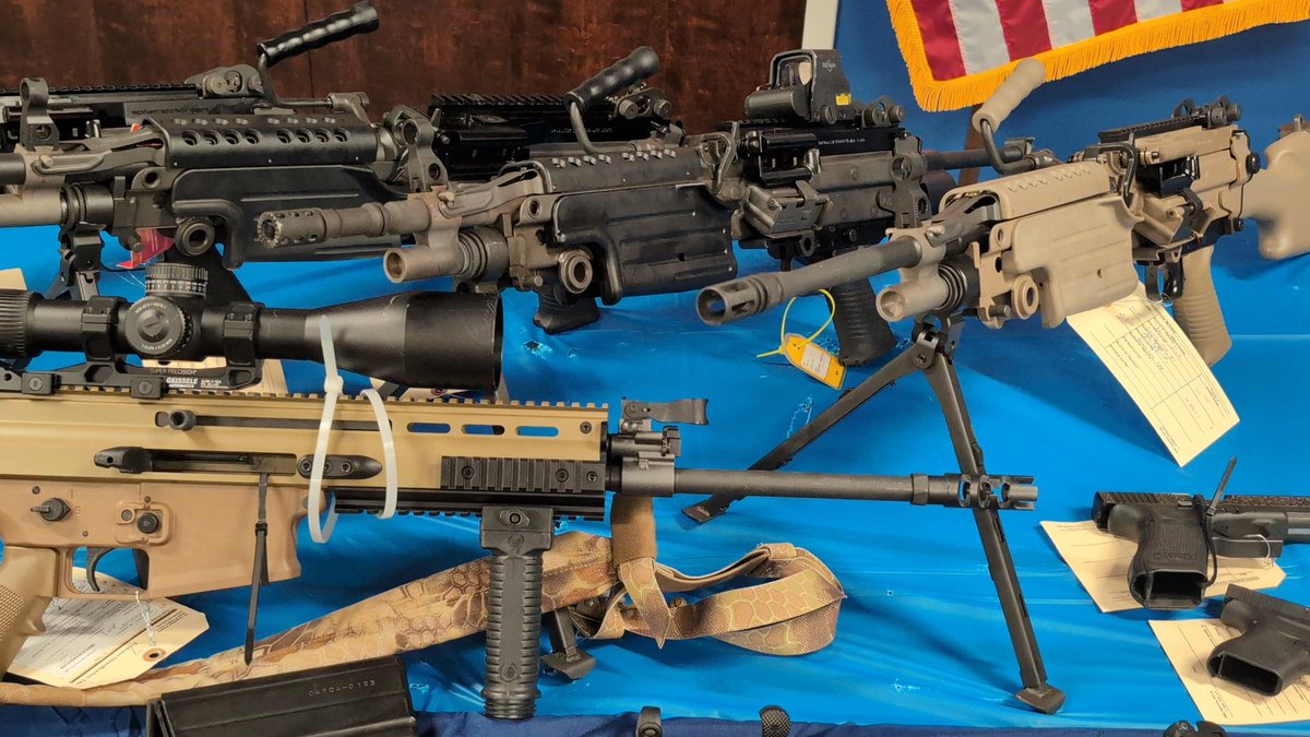 PhotoZorn_TV's tweet image. .#New: U.S. Atty Theodore S. Hertzberg &amp;amp; @ATFAtlanta presser announced sentencing of Servando Corona Penaloza, illegal alien &amp;amp; GA state inmate. He set up the purchase of 223 military-style firearms that were transported from GA to MEX for use by drug cartels. @FOX5Atlanta