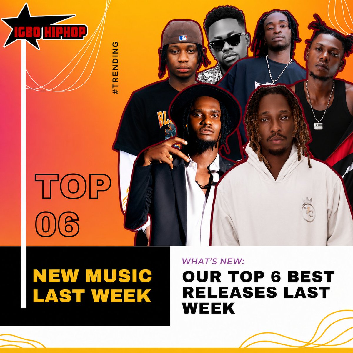 igbohiphopNG's tweet photo. Our Top 6⃣ best new releases Last week 🤩♥️

UWA MGBEDE - @Trench_RB
ECHI - @DRE__ICE
ABULOM JESUS - @Kayseaz3
MY LIFE - @iamkizzykris
PAIN - @Danifresh__
TURN BY TURN - @Arcjose_

New Sound to check out and give a listen🤔 https://t.co/lxE6NTppwR