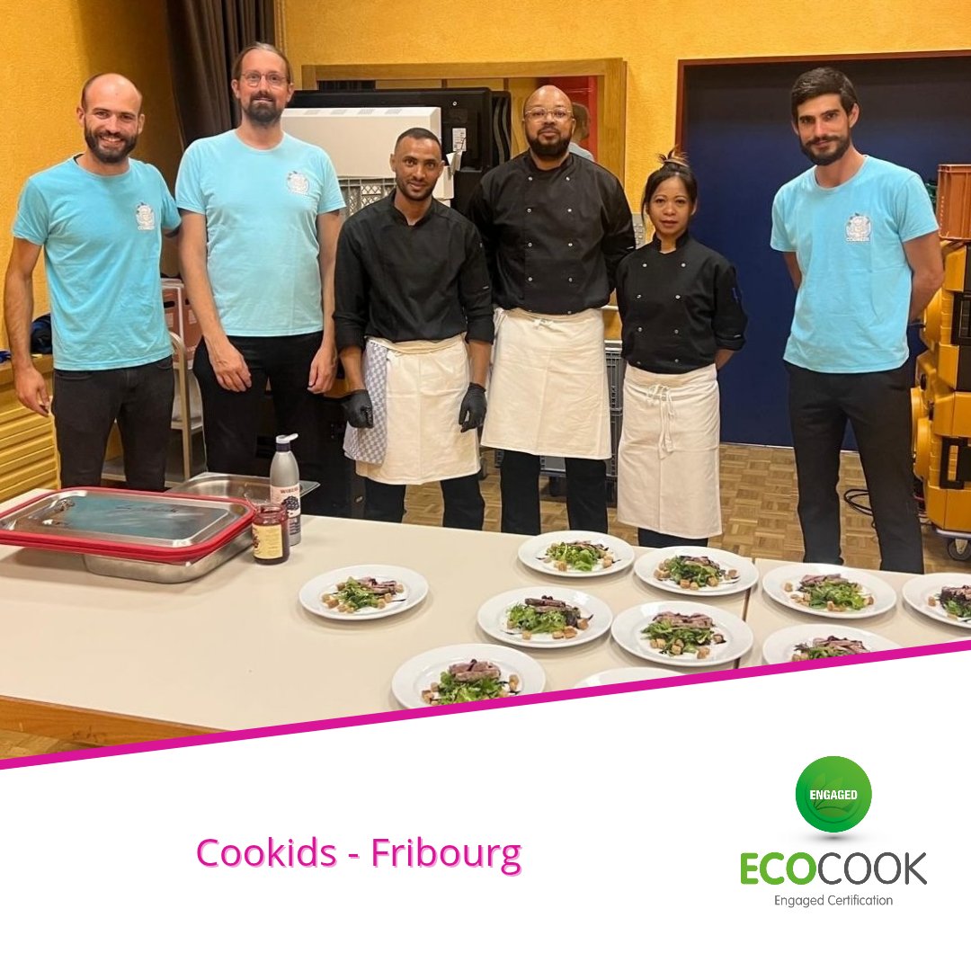ecocook's tweet photo. A first in Switzerland!
We are proud to announce that @Cookids has become the first #EcoCook® Engaged certified member in #Switzerland! 👏
🦋🌎👫🌿💧👩🏻‍🍳👨🏻‍🍳

To learn more about this caterer:
https://t.co/FImznVD5Ep

#SustainableFood #SustainableCatering #Childhood #Sustainability https://t.co/BpJBp463UZ