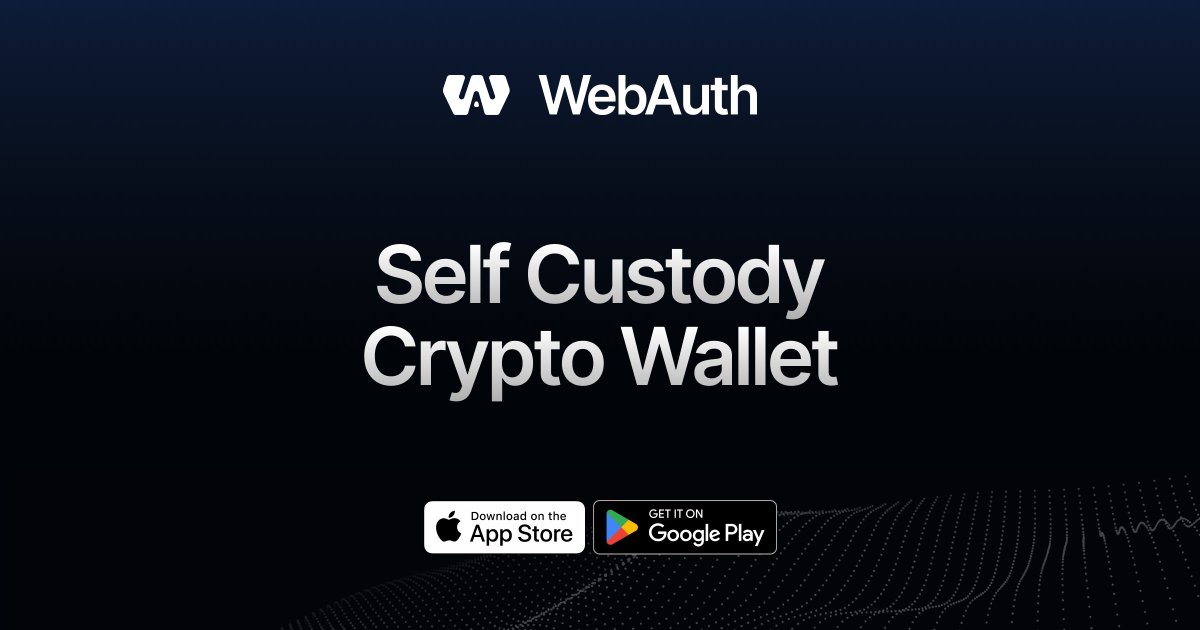 webauthwallet's tweet photo. Still relying on browser extensions to hold assets?

Upgrade your setup:
WebAuth Wallet gives you secure, device-native signing for Ethereum and beyond.

Built for how crypto should feel in 2026. https://t.co/tB78sTMmpc