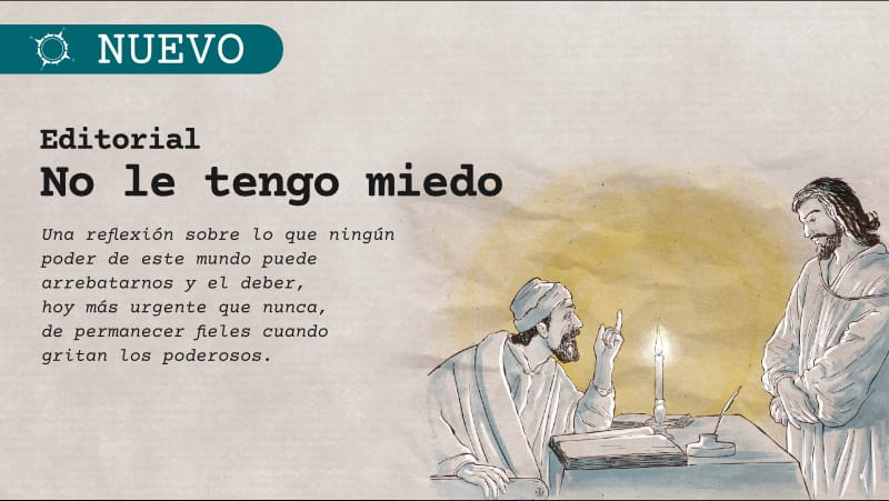 rev_suroeste's tweet photo. 1/ «No temáis a los que matan el cuerpo, pero no pueden matar el alma» (Mt 10,28).
Hay una pregunta que se erige como decisiva: ¿qué es, en verdad, lo que puedes perder?
Te invitamos a leer «No le tengo miedo», editorial de Álvaro Ferrer del Valle:
https://t.co/2KNhiIUN4p  https://t.co/O3F8E3fNCg