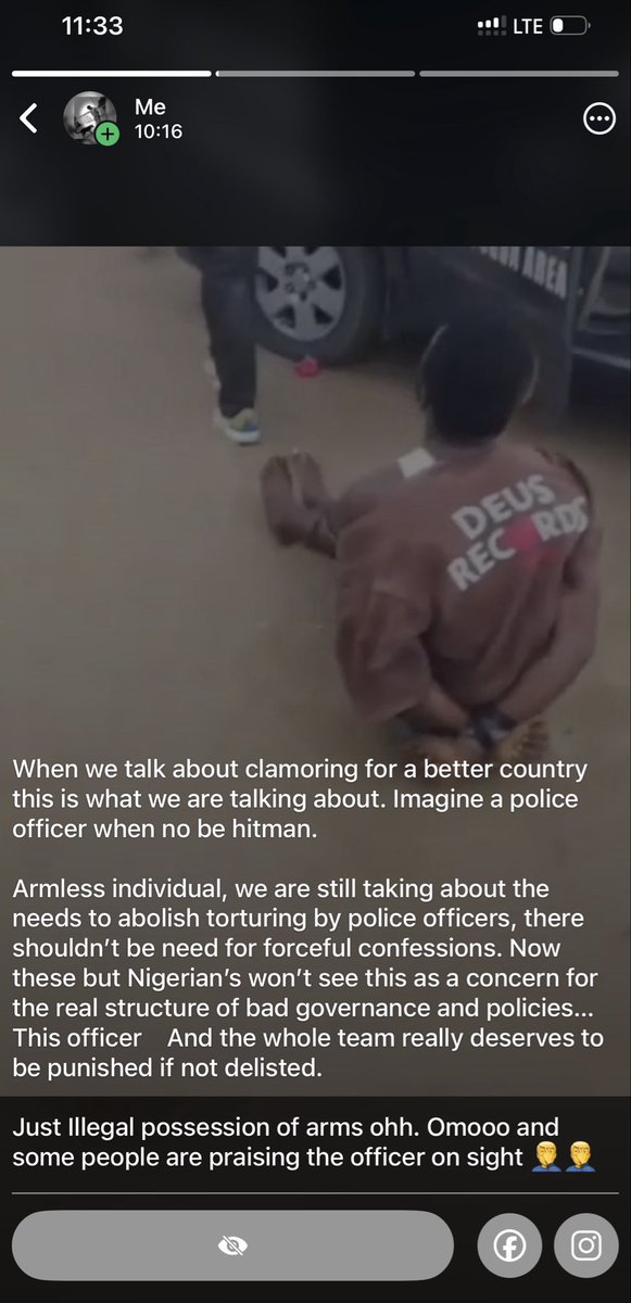 Adeshina0717's tweet photo. The sh00ting/k!lling of the harmless alleged criminal by the member of the NPF is a very condemnable act and I think the officer and other members involved should be severely punished for this barbaric act. This doesn’t speak well or represent our armed Forces in a good manner. https://t.co/NooL8sKKVW