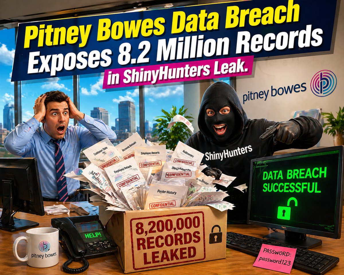 tonernews's tweet image. Pitney Bowes Data Breach Exposes 8.2 Million Records in ShinyHunters Leak.
tonernews.com/forums/topic/p…
#print #printer #toner #tonercartridge #InkCartridge #Printing #Ink #printercartridges #copiertoner