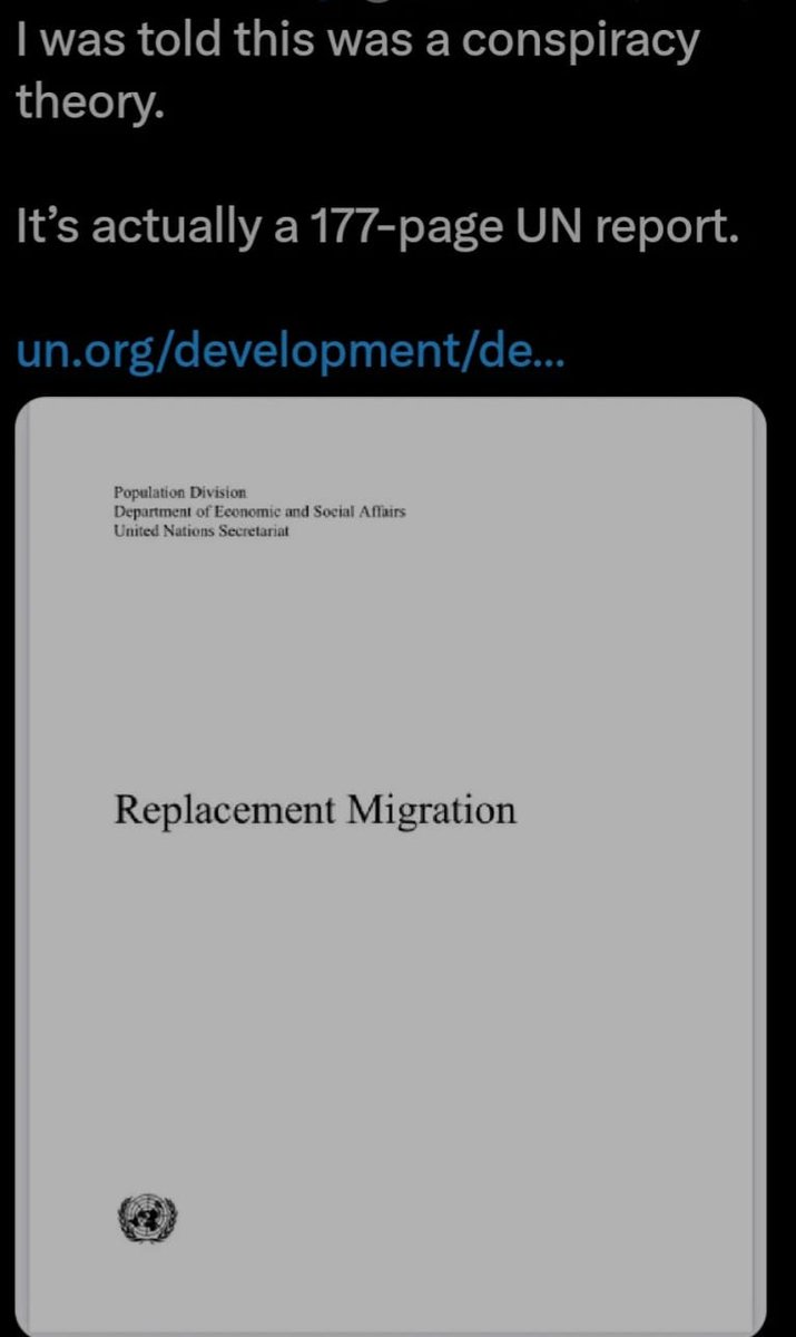 JoepBPNLD's tweet image. #UN #VN #omvolking
Zo moeilijk ist niet dus. 
#thegreatreplacement 
Partijen die de laatste 50 jaar de coalitie vormden gaan niks verraderen &amp;amp; verkopen alleen maar leugenachtige praatjes #GlobalistParasites