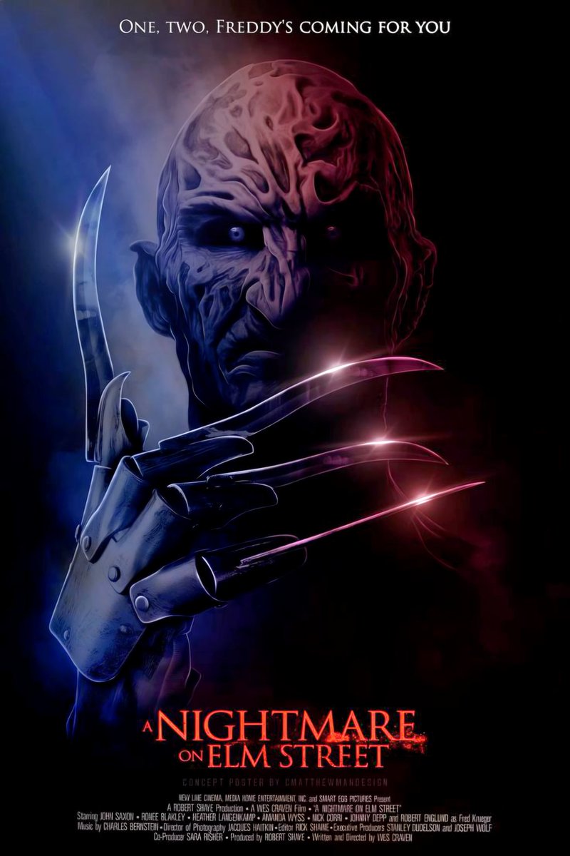 britmedia2000's tweet image. A Nightmare On Elm Street 
(1984)

Nancy Thompson must uncover the dark truth concealed by her parents after she and her friends become targets of the spirit of a serial killer

REF: PHX/ELMSTREET84/POSTERART/064
#ANightmareOnElmStreet1984 #PosterArt