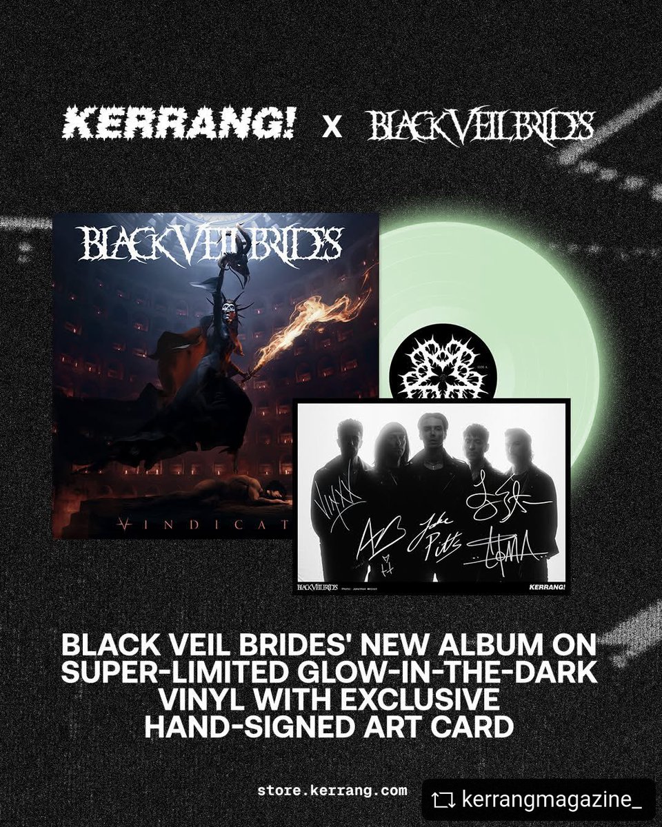BVBColombiaFC's tweet image. 🤘 NUEVA PORTADA DE LA REVISTA KERRANG ⚡
#REPOST ig  @kerrangmagazine_ - Kerrang! Cover Story: @blackveilbrides 

“Siempre he estado obsesionado con la venganza en una forma que quizás no es particularmente sana"

#blackveilbrides