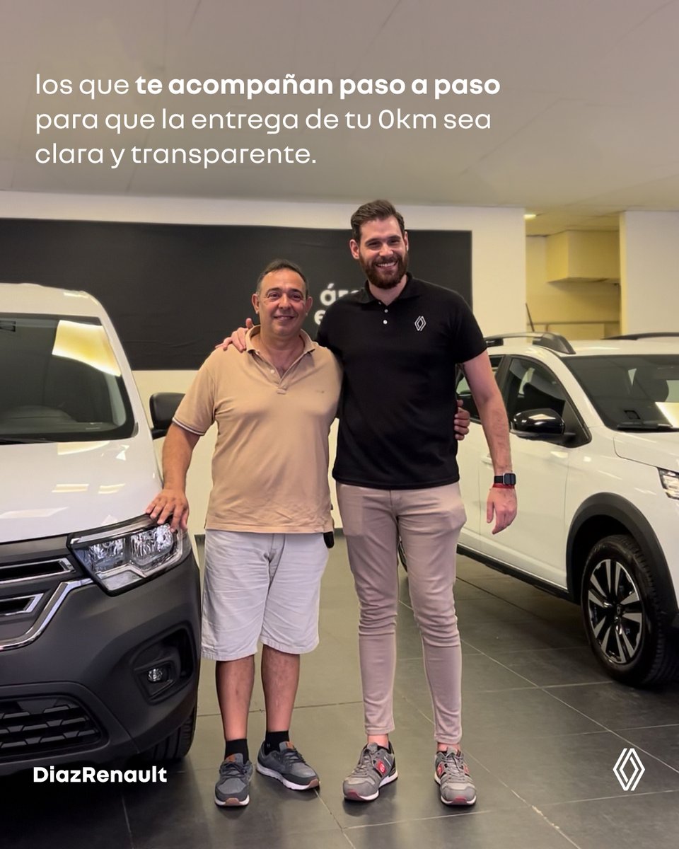 DiazRenault's tweet photo. Nuestro mejor motor es nuestro equipo. 🤝
Detrás de cada entrega y cada asesoramiento, hay manos trabajadoras, charlas compartidas y muchas ganas de superarse.

¡Feliz día a nuestro equipo y a todos los trabajadores que eligen nuestra casa para su próximo auto! https://t.co/kWhhUwM3u4