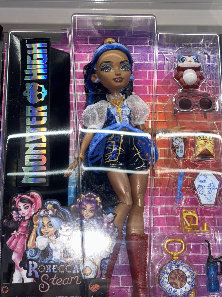 winxclubpretty's tweet image. Robecca Steam Basic Doll in Juguettos
#MonsterHigh #Reboot #RobeccaSteam #CaptainPenny #MonsterHighPretty #Juguettos