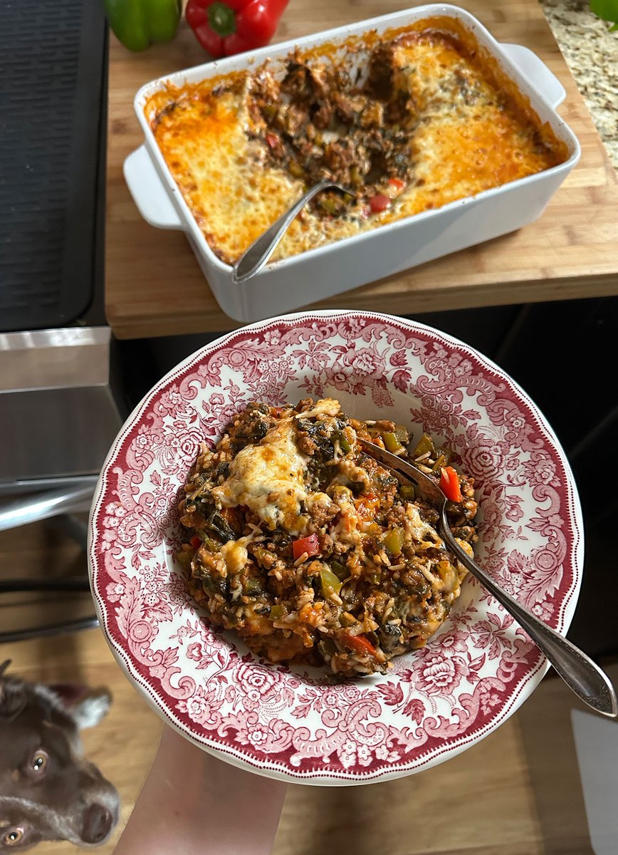liveeatlearn's tweet photo. We've been obsessed with this unstuffed pepper casserole! https://t.co/LLsWCjXKpd https://t.co/pgGXmAwSQH