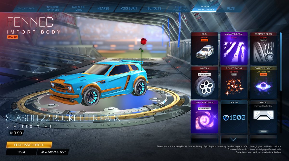 Rocket League Shop tweet media