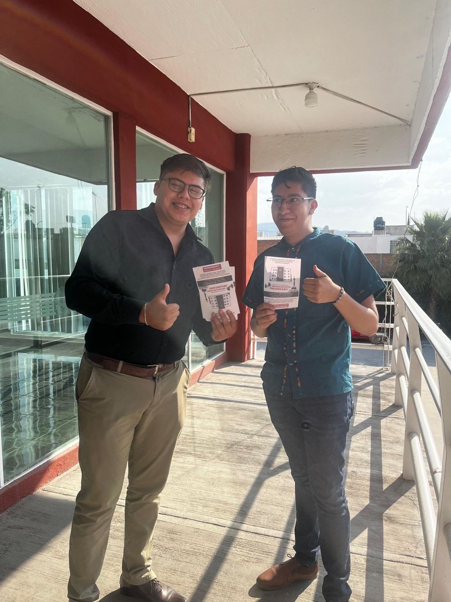 Comité de la FNERRR de la Universidad de Ciencias y Artes del Potosí realizan saloneo y difusión del 27 aniversario de la FNERRR. 

A lo largo de sus 27 años de existencia, ha mantenido una lucha constante por mejorar las condiciones educativas de miles de jóvenes mexicanos.

✊🏽