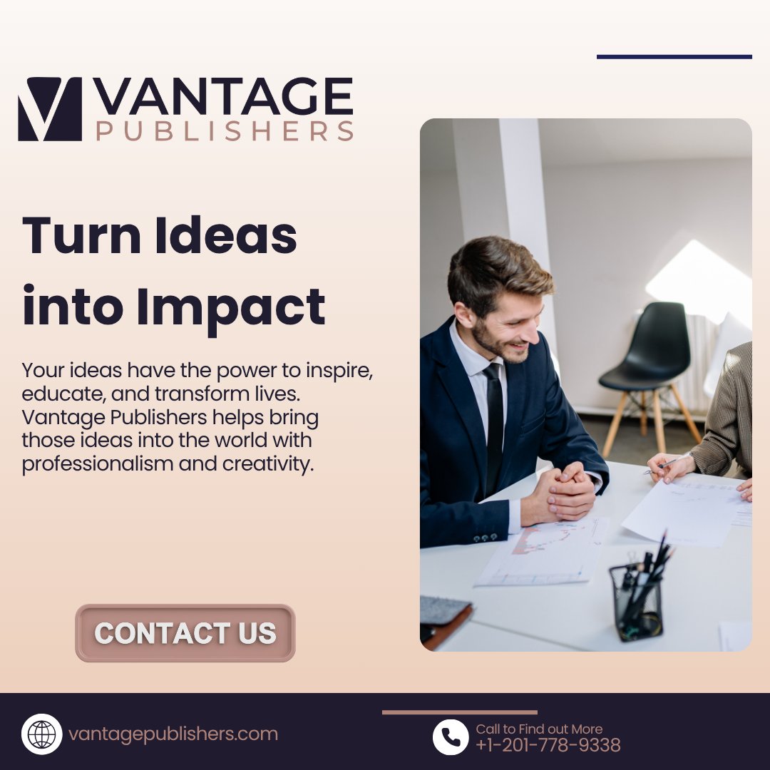 vantagepublish's tweet photo. With Vantage Publishers, your book becomes more than words—it becomes a lasting impact that reaches readers far and wide.
Want To Discover More? Head Over To Our Website : https://t.co/EdUazrMpe7 https://t.co/NNj05iBfk8