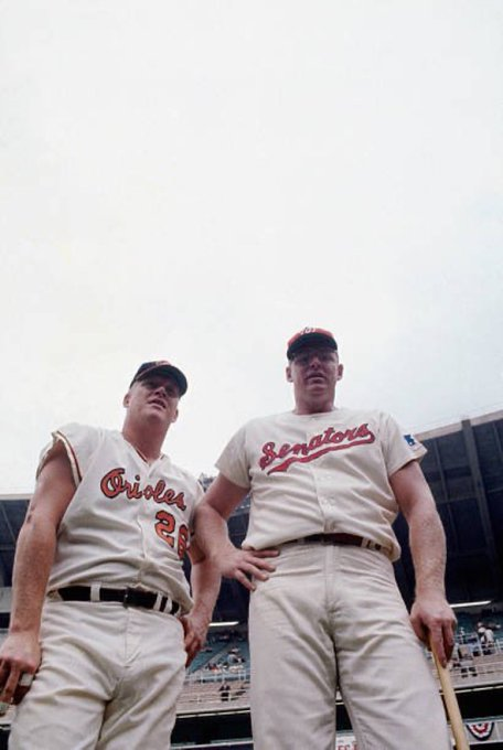 Boog Powell and Frank Howard