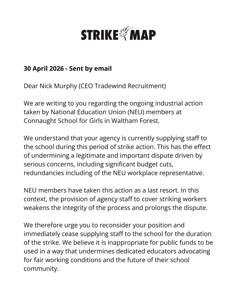 Strike Map tweet media