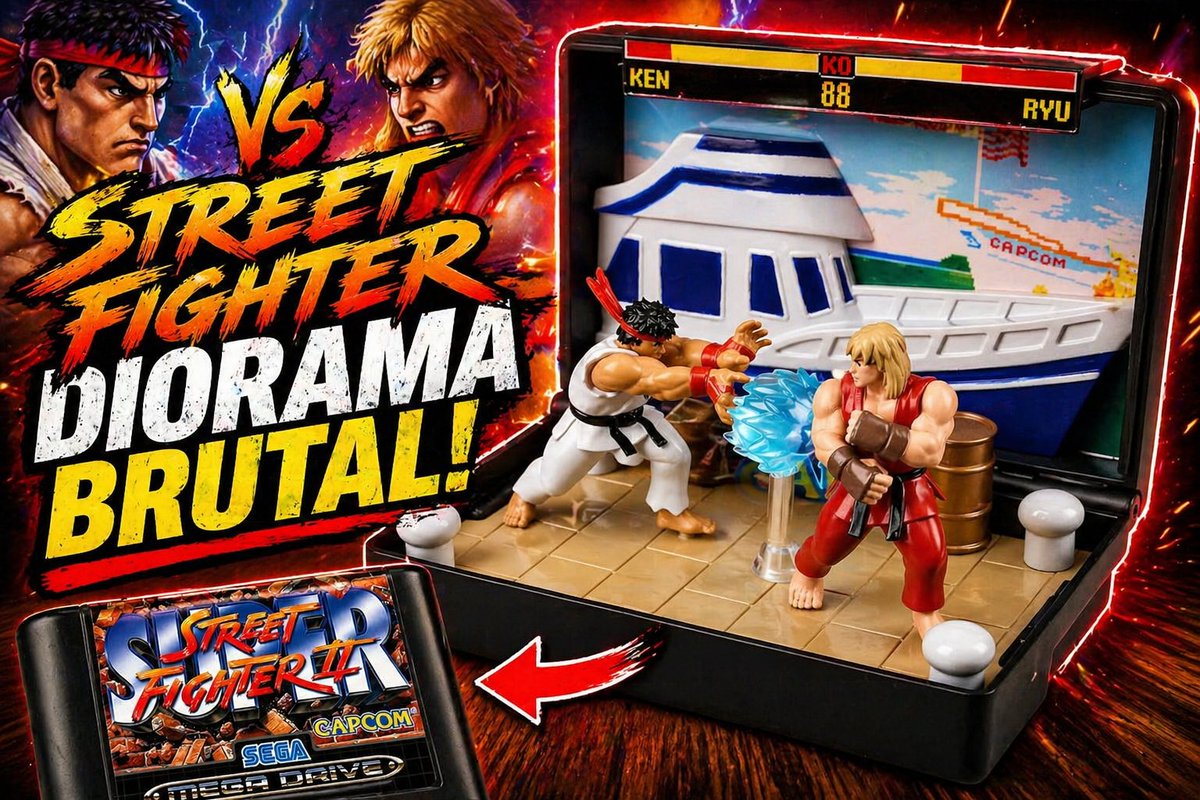BuscadoresRetro's tweet image. 🥊 Ryu vs Ken…

y yo aquí gastando dinero como si fuera un final boss 😅

Unboxing del diorama de Street Fighter II 👇

youtu.be/nGVfQH3PlS0

#StreetFighter #RetroGaming #consoleheroes