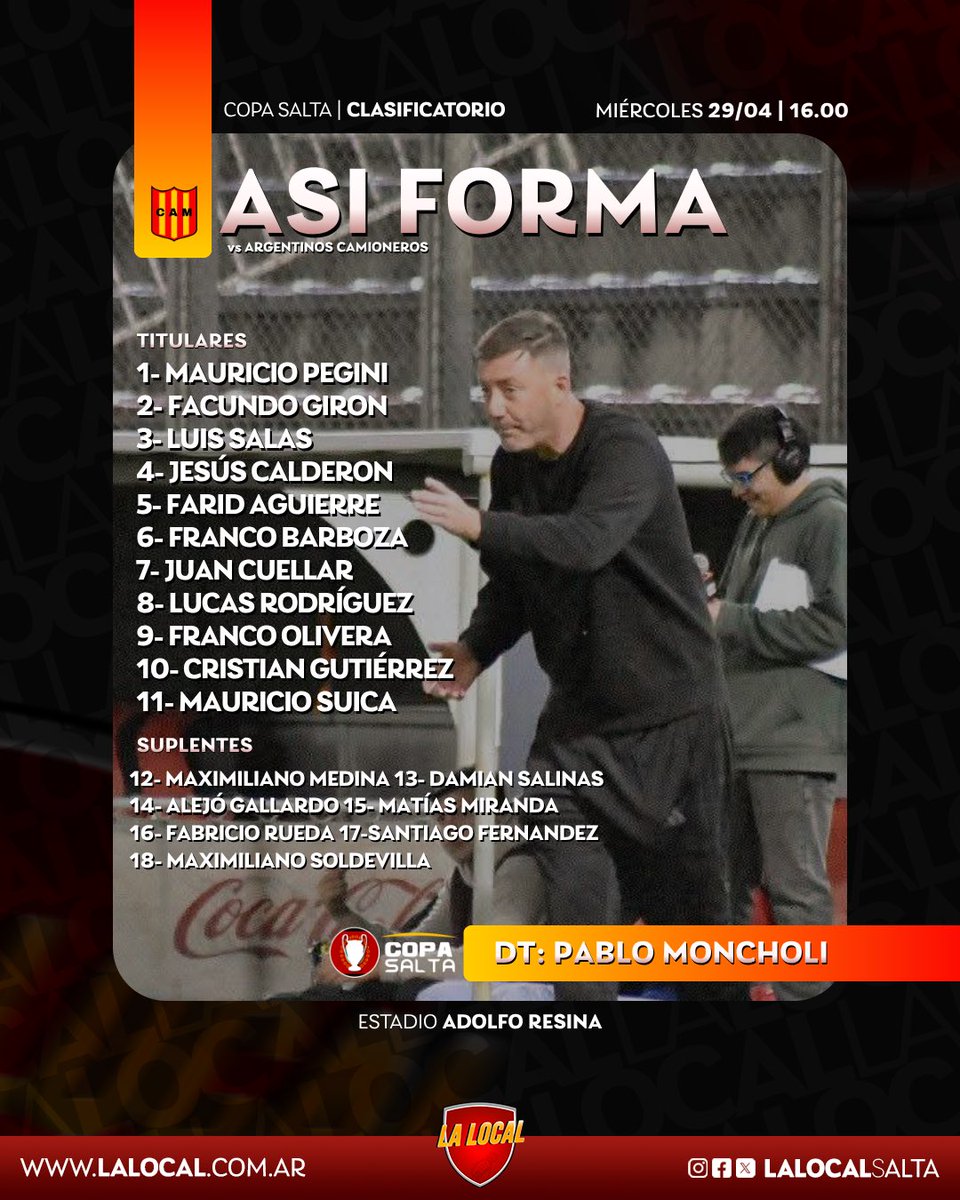 lalocalok's tweet image. 🏆 #CopaSalta | Clasificatorio
🗒️ Estas son las formaciones 
📌 #Mitre 0-0 #Cachorros