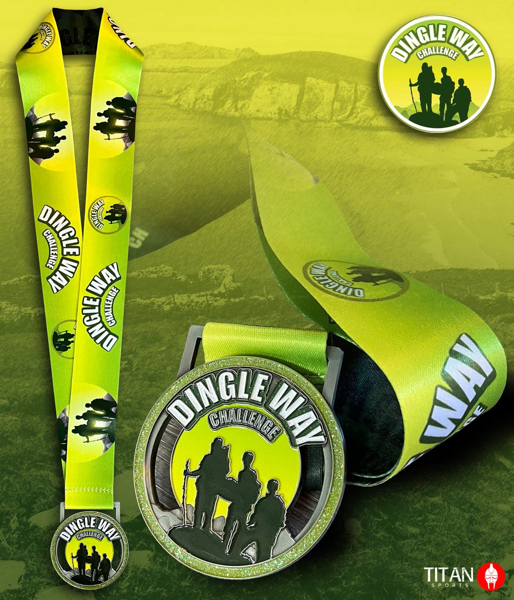 DingleWay2026's tweet photo. A quick sneak peek at our new medals which are arriving tomorrow, you wont want to miss getting your hands on one of these?
Sign up today to avail of our early bird option before the 1st of May 
https://t.co/XJlwyaa0Um

Or 

https://t.co/VixxLkrmfq
#DingleWayChallenge #DingleWay https://t.co/StdvbWkw4H