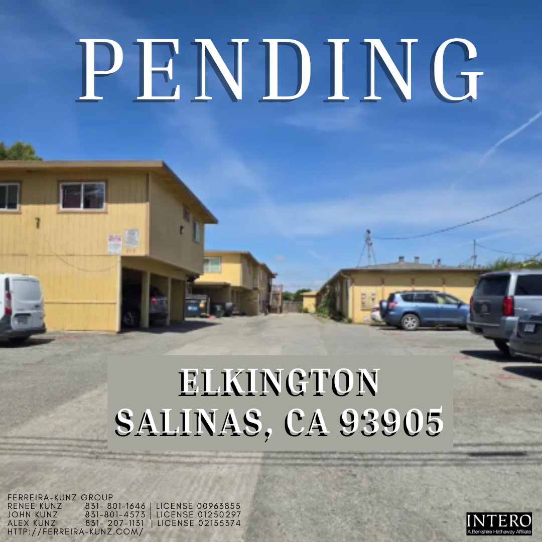 FerreiraKunzGrp's tweet image. PENDING IN ONE DAY! 
📍Elkington, Salinas, CA  

Thinking about buying or selling this year? Let’s connect! #NewListing #Investment #investmentproperty #propertyforsale  #LuxuryRealEstate #homesforsale #Californiarealestate #californiahomes #RealEstate  #FerreiraKunzGroup