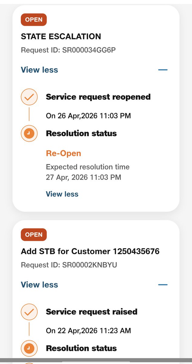 Mr_ThoughtFull's tweet photo. Do not choose JioFiber and also their set top box service.. from past 10 days no engineer call and visit my site for installation.. worst service provider @jagograhakjago @reliancejio @JioCare https://t.co/GsDOJNKEn9
