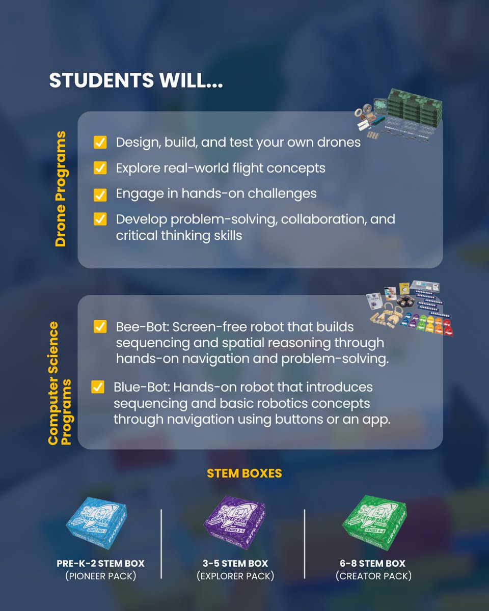 StdySmartTutors's tweet image. Bring STEM to life this summer with hands-on programs designed to engage students in real-world learning and critical skill development.

Comment "SUMMER" to receive more info on our STEM workshops today. 

#STEMEducation #SummerLearning #HandsOnLearning #STEMPrograms #K12Ed