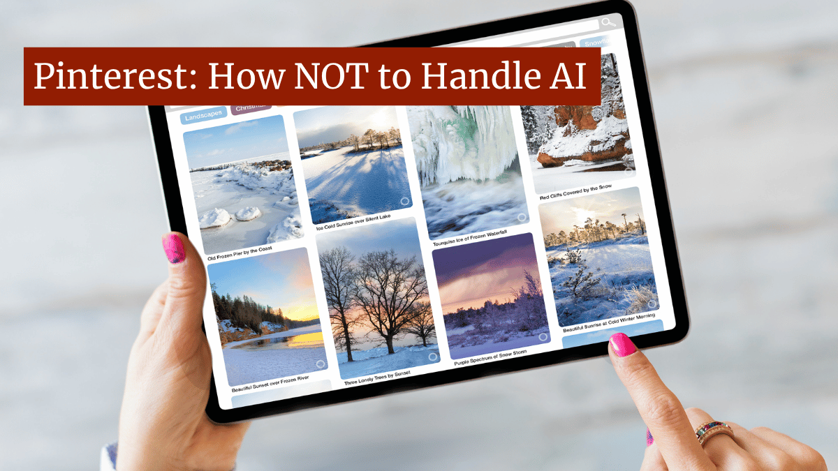 plagiarismtoday's tweet image. When it comes to AI, no site has been immune to the challenges it presents. However, none have messed up nearly as badly or consistently as Pinterest.

Article Below

#AI #Pinterest #SocialMedia