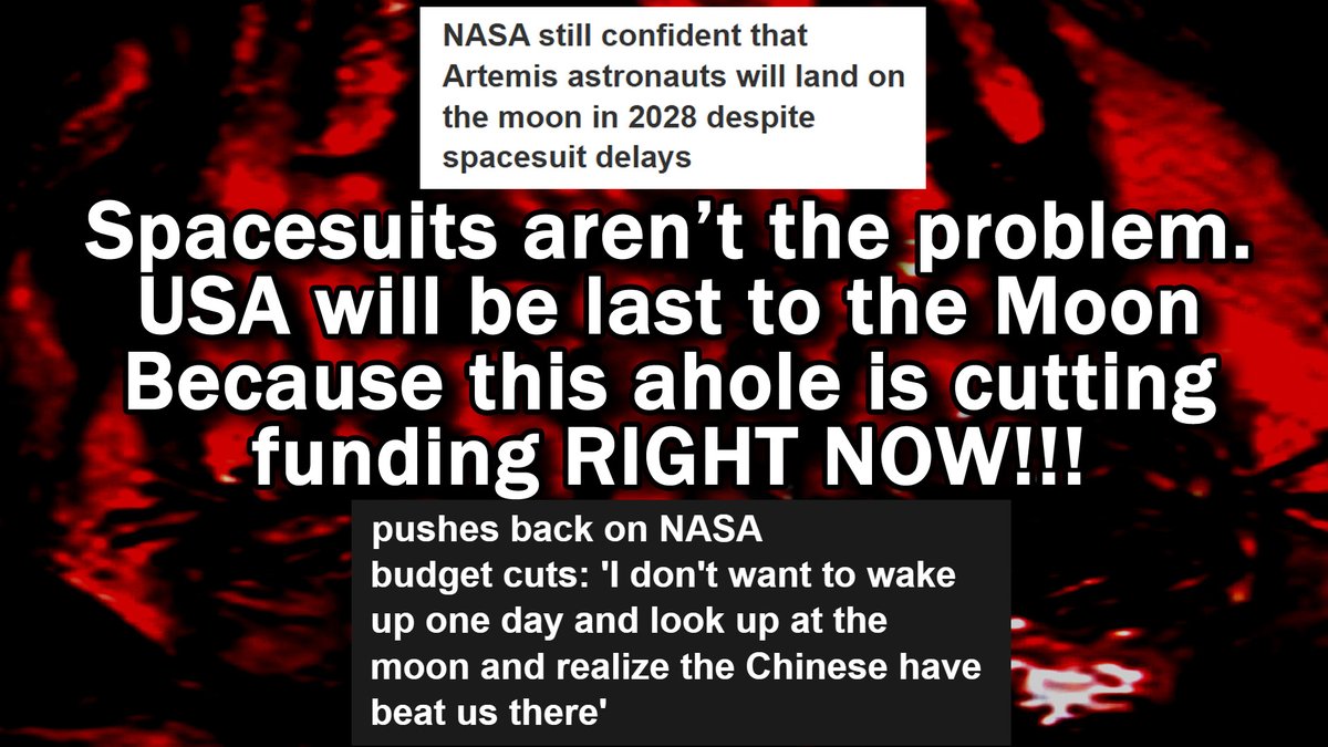 JimTV6's tweet image. How To Lose A Space Race;
Elect Rump.
#moon