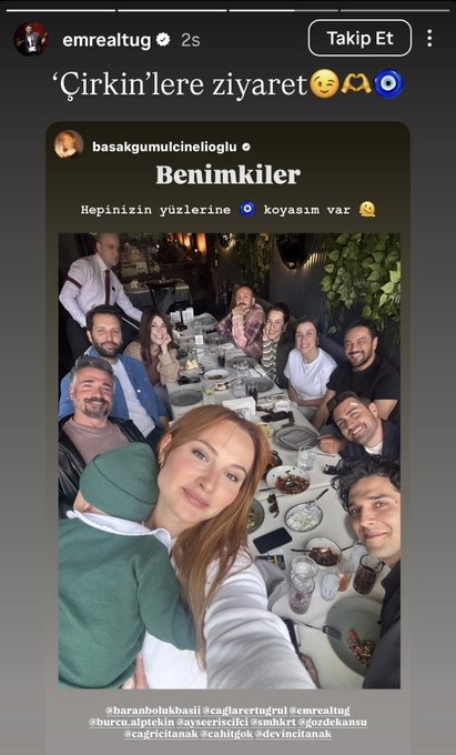leylakmazi's tweet photo. #emrealtug IG Storysi (#Çirkin set ziyareti)#BaşakGümülcinelioğlu #ÇağlarErtuğrul @CaglarErtugrul #BaranBölükbaşı #CahitGök https://t.co/oWlnSFWNG8