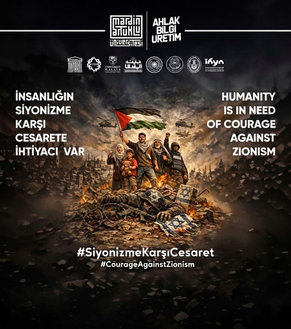 “Gevşeklik göstermeyin, üzülmeyin; eğer inanmışsanız şüphesiz en üstün olan sizsiniz.”
(Âl-i İmrân:139)
#SiyonizmeKarşıCesaret #CourageAgainstZionism