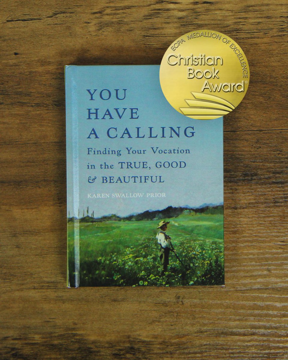 BrazosPress's tweet photo. Congratulations, @KSPrior, on winning the Christian Book Award in the Christian Living category for You Have a Calling: Finding Your Vocation in the True, Good, and Beautiful. We are honored to publish award-winning books like this! https://t.co/9pAw2ZodN2