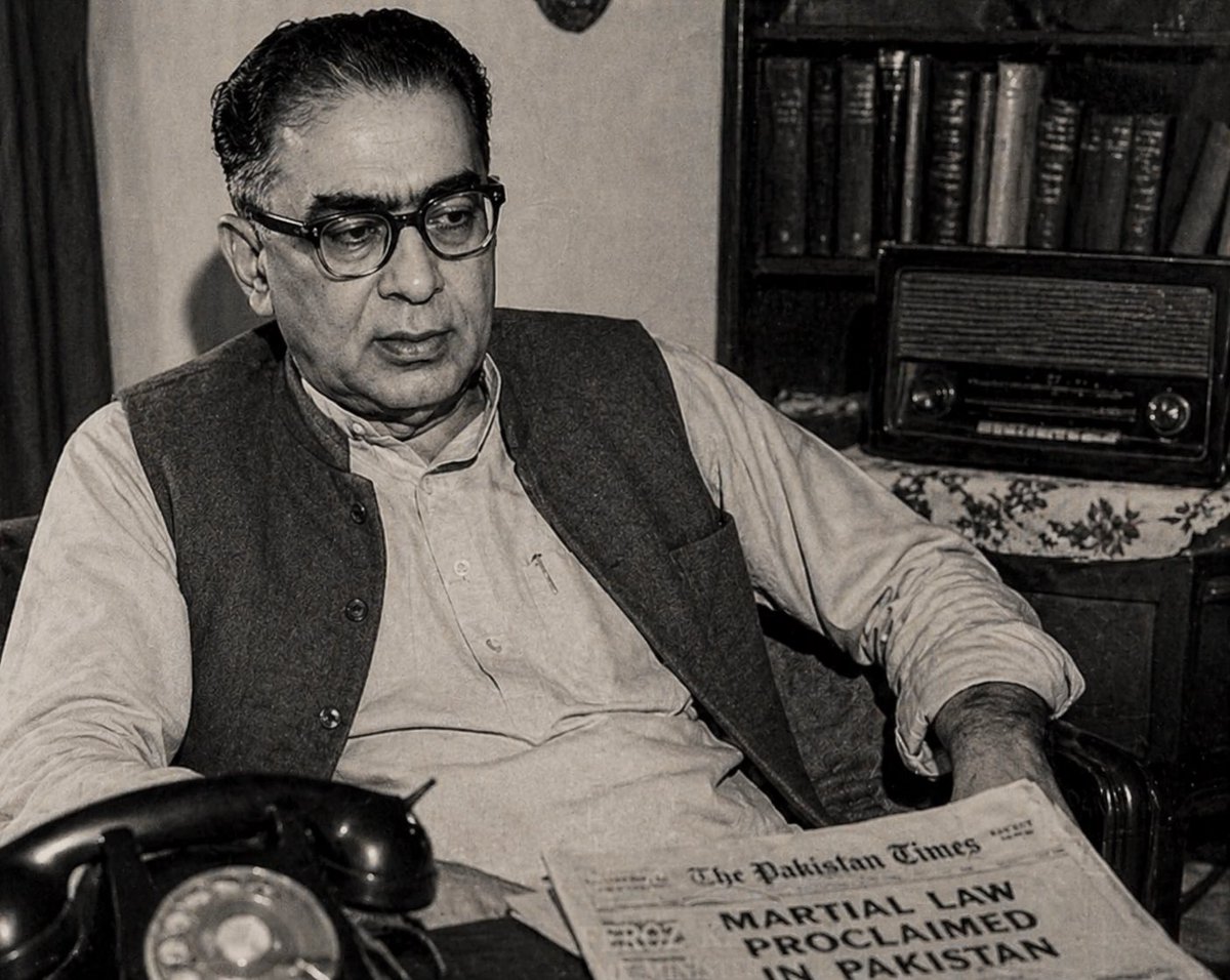 Zabrain430's tweet image. Feroz Khan Noon former PM of Pakistan at time reaction to 1958 Pakistani coup #Pakistan #Pakistani #Islamabad #Lahore #Peshawar #Quetta #Karachi #UnitedGlobalSouth #Neocolonialism #SouthAsia #SouthAsian #FerozKhanNoon #AyubKhan