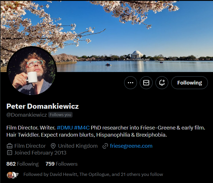 RealPreCinema's tweet photo. Go to the X timeline of historian Peter Domankiewicz who in 2023 visited the Smithsonian and dug up the Levison camera. 

This X video @Domankiewicz explains it all and / or you can go directly to https://t.co/yOOXm6EE7d . Thank you  Peter for your excavation of the Wallace Levison camera.