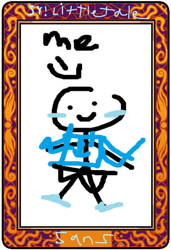 Gashten7's tweet photo. (1/2) I just realized I never posted the cards I made for the April Fools event #UndertaleLastCorridor #ulctwt https://t.co/d97mwW0vmc
