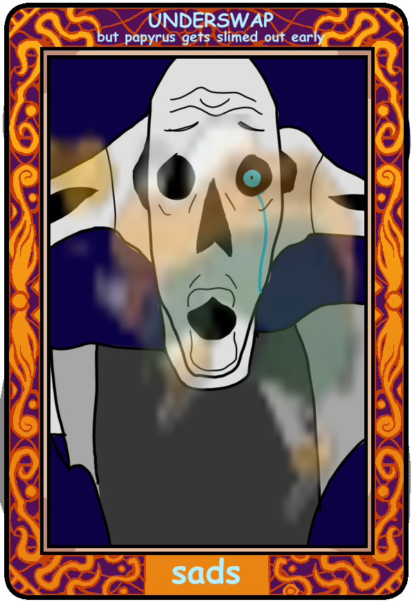 Gashten7's tweet photo. (1/2) I just realized I never posted the cards I made for the April Fools event #UndertaleLastCorridor #ulctwt https://t.co/d97mwW0vmc