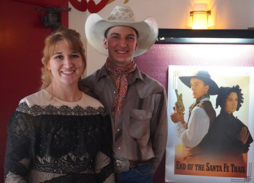 Mary and Becket Bowen at the End of the Santa Fe Trail premiere. Watch End of the Santa Fe Trail now on Industrious Family Theater.

Unlock full access now: industriousfamily.com/streaming