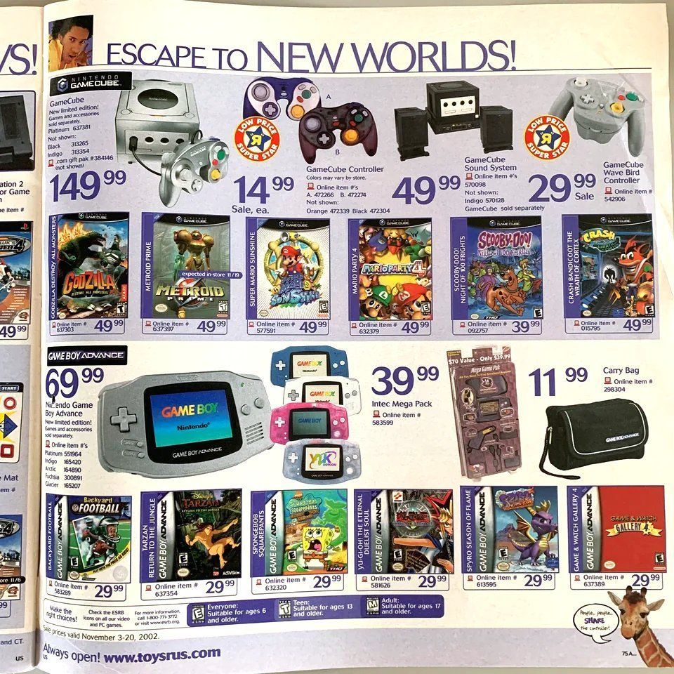 Toys "R" Us catalog from 2002
