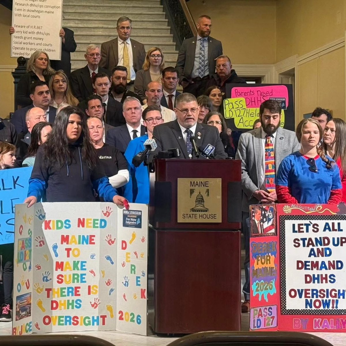 mainegop's tweet image. Rally to Save Maine's Children!
LD 127 has been receiving bipartisan support in both the Maine House and Senate.
Maine's children deserve TRUTH, TRANSPARENCY, AND ACCOUNTABILITY
#mainepolitics #mainepoliticsnews #Maine