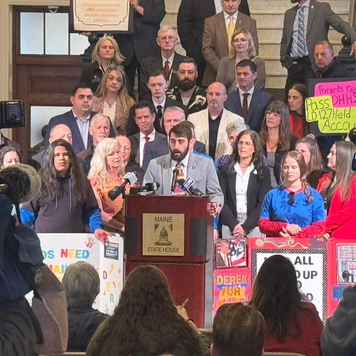 mainegop's tweet image. Rally to Save Maine's Children!
LD 127 has been receiving bipartisan support in both the Maine House and Senate.
Maine's children deserve TRUTH, TRANSPARENCY, AND ACCOUNTABILITY
#mainepolitics #mainepoliticsnews #Maine