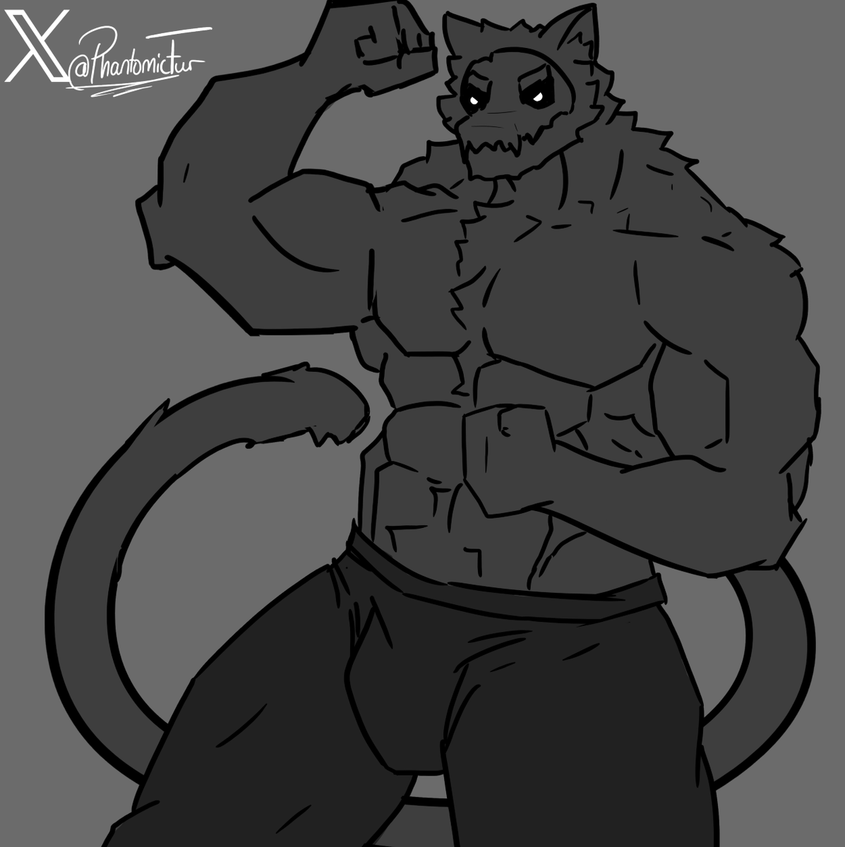 PhantomicFur's tweet photo. DRAWING WITHOUT REFERENCE PRACTICE ๐
(Too hard)
.
.
.
.
.
.
.
.
.
#Notchi https://t.co/LnKgdAfyqm