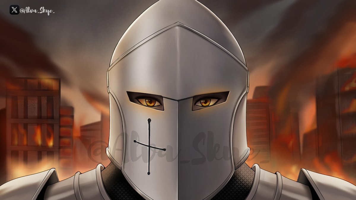Alva_Skye_'s tweet image. Golden eyes piercing through smoke and destruction.
The last sentinel in a burning world.
Just completed this beautiful artwork for my very lovely client, looking forward to hear your thoughts about this commission🔥😍

#Commission #art #DesignMatters #artshare #artmoots