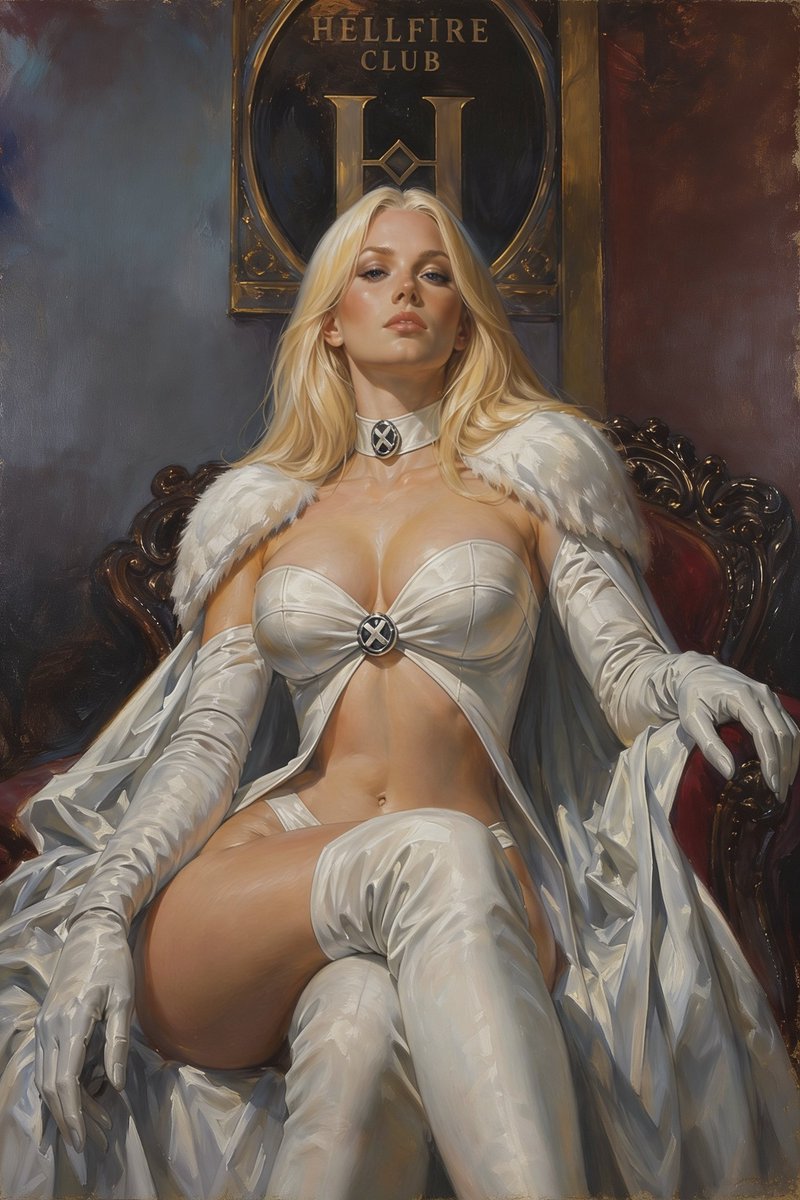 nhoeskape's tweet image. Emma Frost