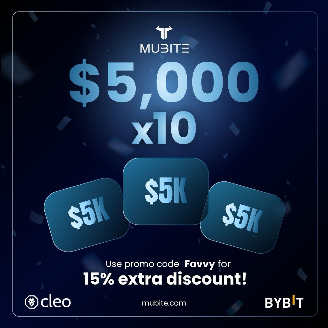 AnalystFavvy's tweet photo. Giveaway 🚀

Giving out 10 $5k prop accounts to my community. To participate:

1. Follow @AnalystFavvy and @MUBITE_COM 

2. Tell me why you need a $5k account 

3. Tell me how you'll manage the account if given.  

4. Tag 5 persons alongside. 

Winners will be announced in 48hrs https://t.co/veYgKD9y9M