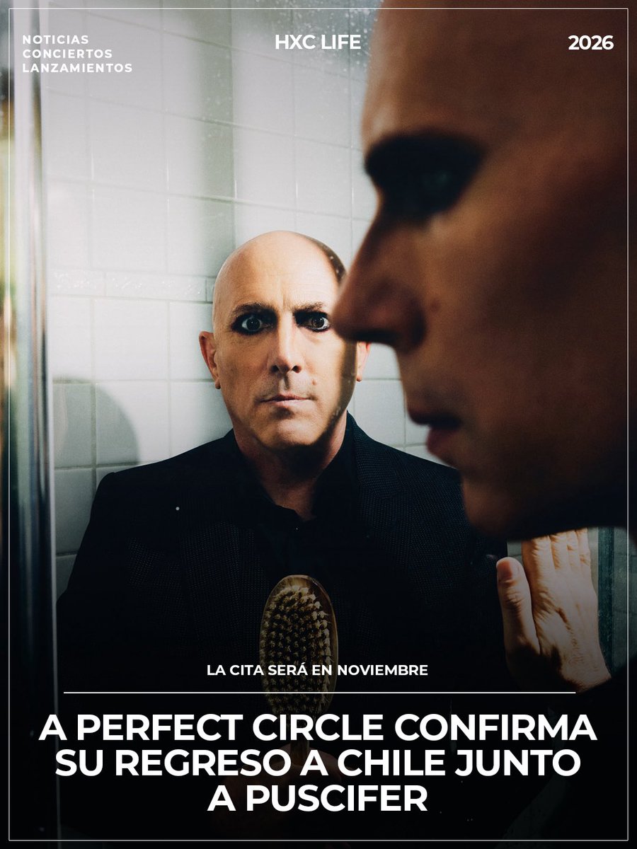 hxclife's tweet photo. ¡A Perfect Circle confirmó show en Chile junto a Puscifer!

Más info en: https://t.co/OnNxzmaaD1 https://t.co/HNDvQeYprU