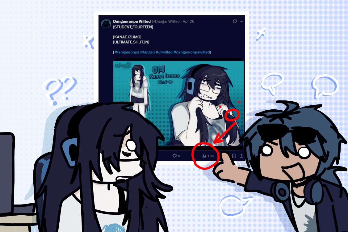 Danganronpa Wilted tweet media