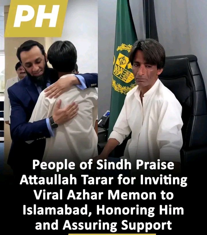 ParkashMeghwar7's tweet photo. Azhar Memon, a highly educated man from Khairpur Sindh, gained sudden attention after a video of him speaking English went viral on social media. His story quickly spread online, showing both his talent and the struggles he had faced in life.±±

@TararAttaullah https://t.co/eoQYta6BbU