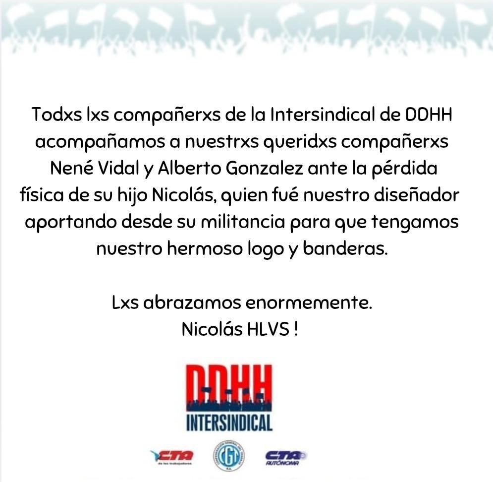 Intersindical de DDHH tweet media